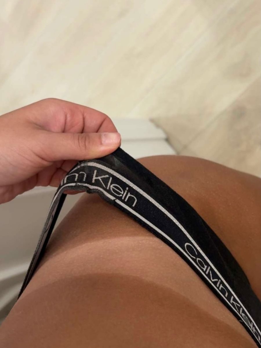 Spray tan line result